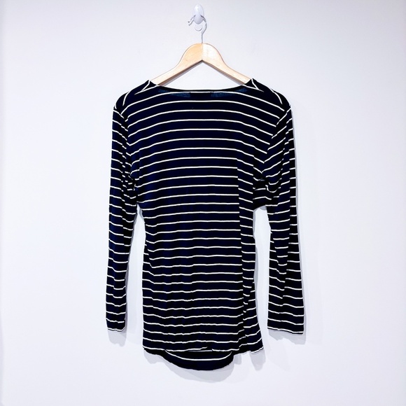🌼NWOT🌼 ENVIE DE FRAISE Navy striped maternity nursing top | Size 12/14 * - Picture 8 of 8